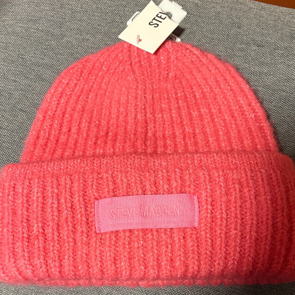 Steve Madden Vibrant Pink Hat